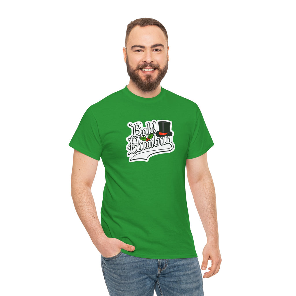 Bah Humbug Christmas Graphic Cotton T-Shirt / Tee