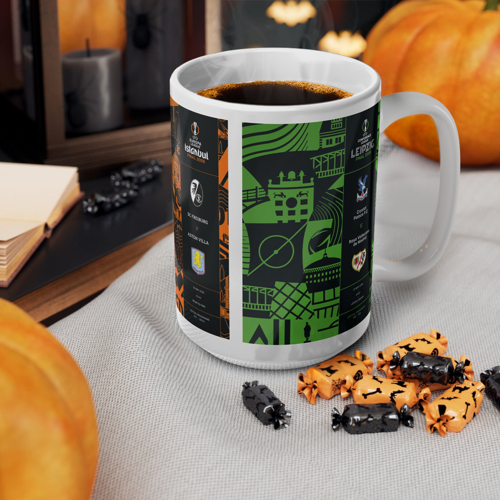 2026 UEFA Finals Programme Covers Inspired Ceramic Coffee Mug (11oz & 15oz)