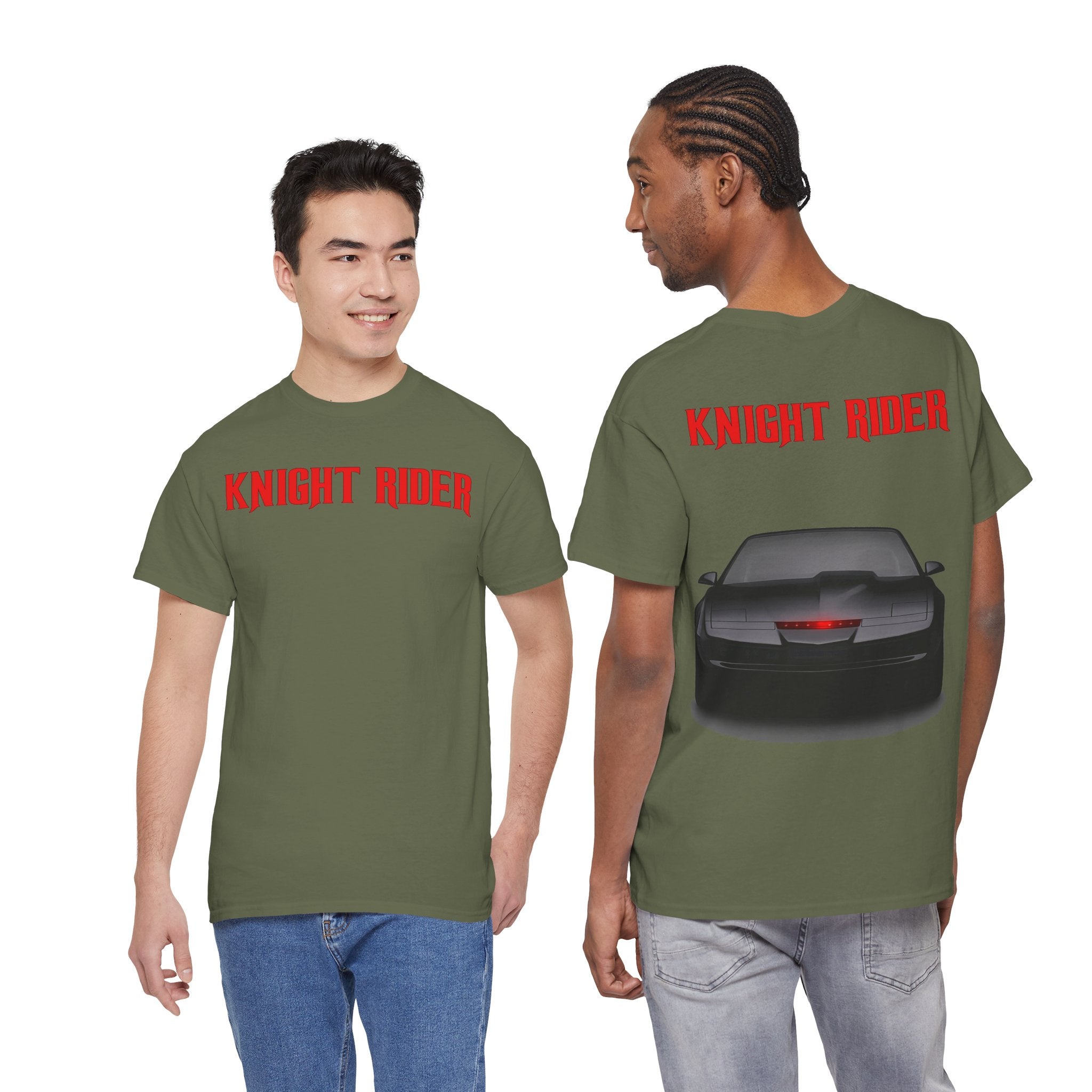 Knight Rider Tee — Retro TV Car Graphic T-Shirt