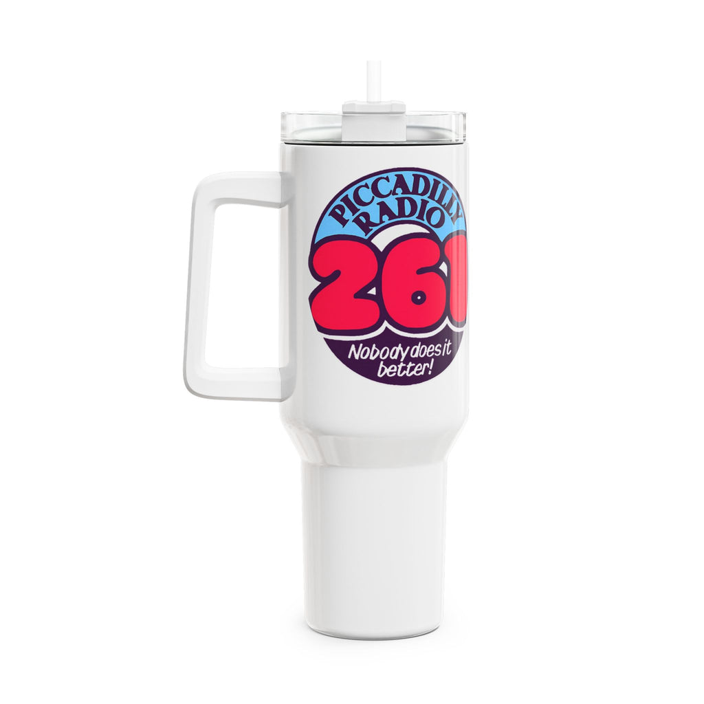 Piccadilly Radio 261 40oz Tumbler — 'Nobody Does It Better' Travel Cup