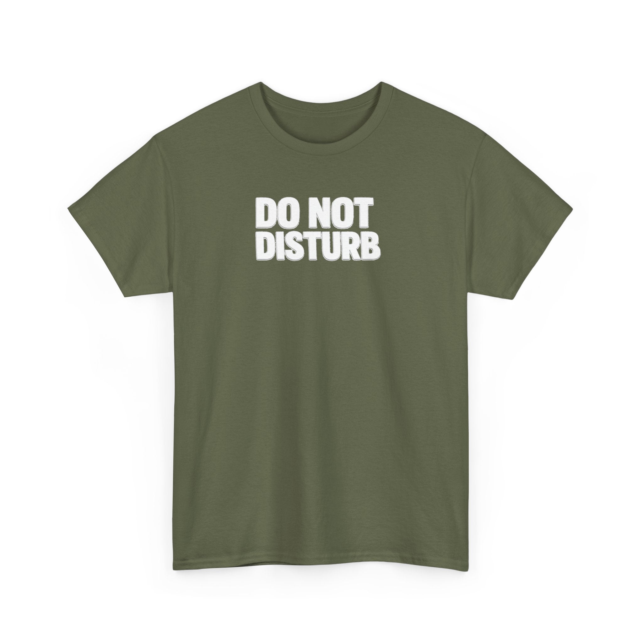Do Not Disturb Tee — Black Graphic Statement T-Shirt