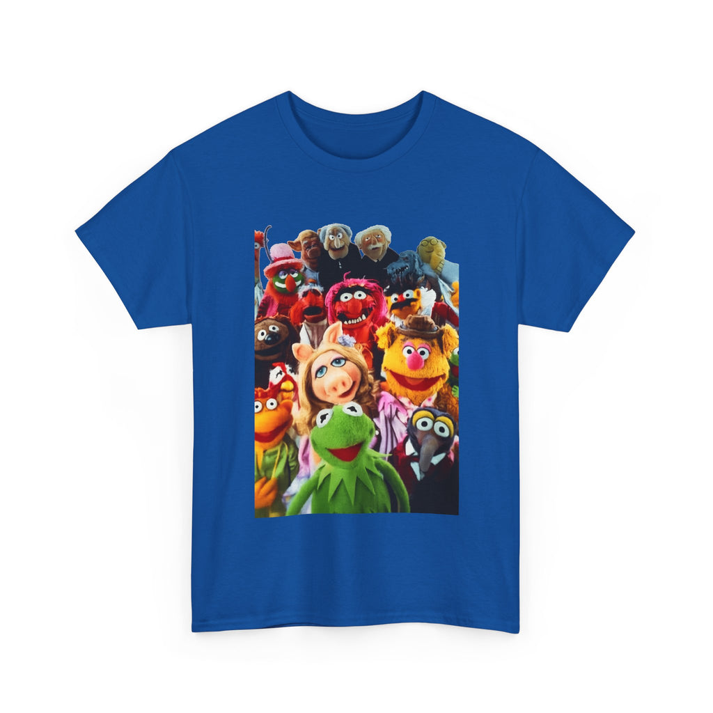 Muppets Puppet Ensemble Graphic Tee — Fun Family Cartoon Shirt