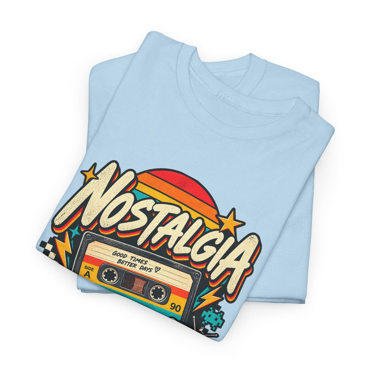 Nostalgia Never Gets Old Unisex Heavy Cotton Tee