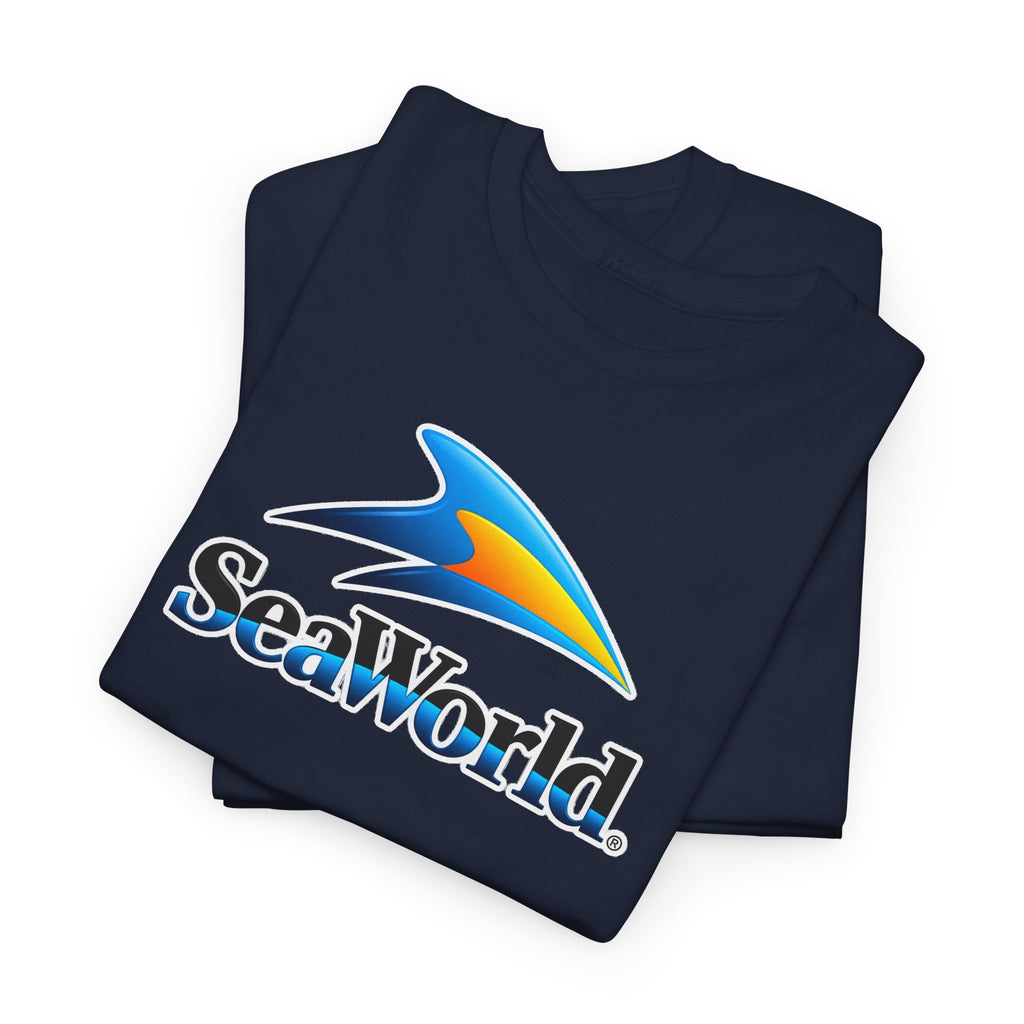 SeaWorld Logo T-Shirt — Classic Ocean Theme Tee