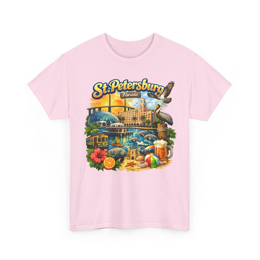St. Petersburg Florida Retro Beach Scene T-Shirt