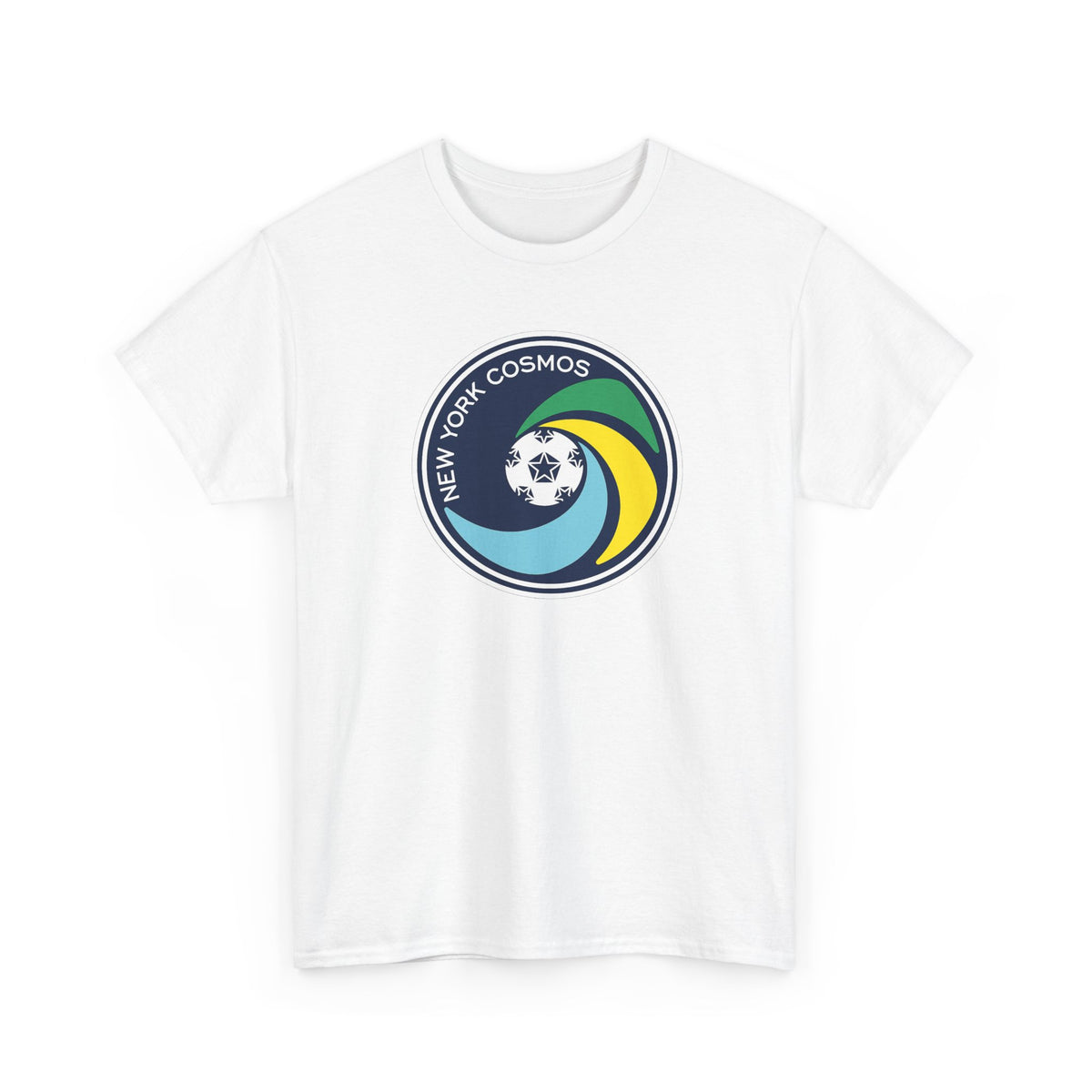 New York Cosmos Retro Logo Cotton T‑Shirt — Vintage Soccer Tee