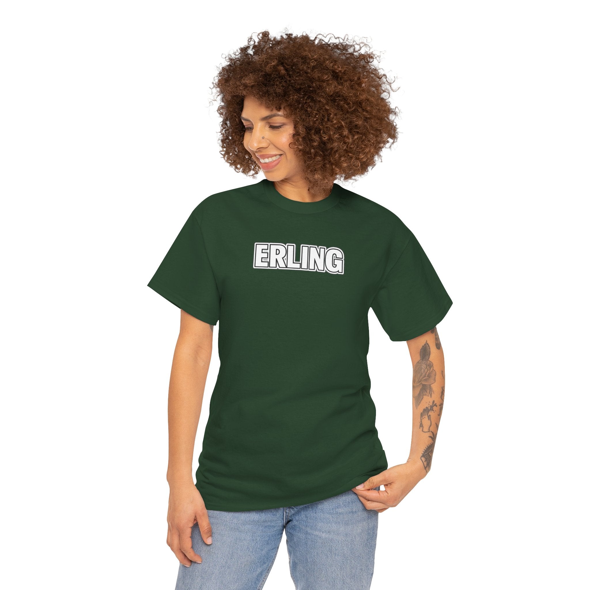 Erling Haaland Name Tee — Personalized Minimalist T-Shirt