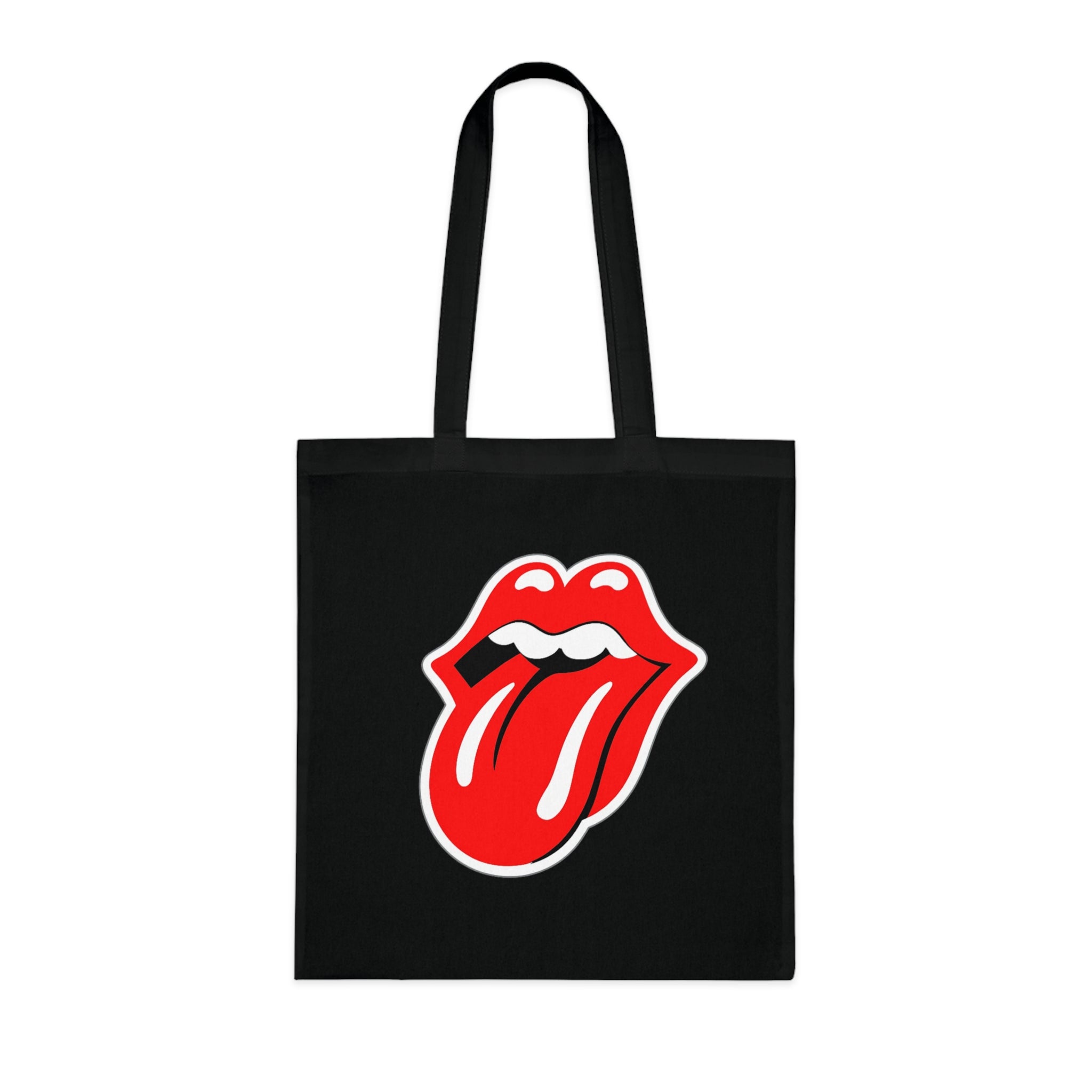 Rock Red Tongue Graphic Tote Bag