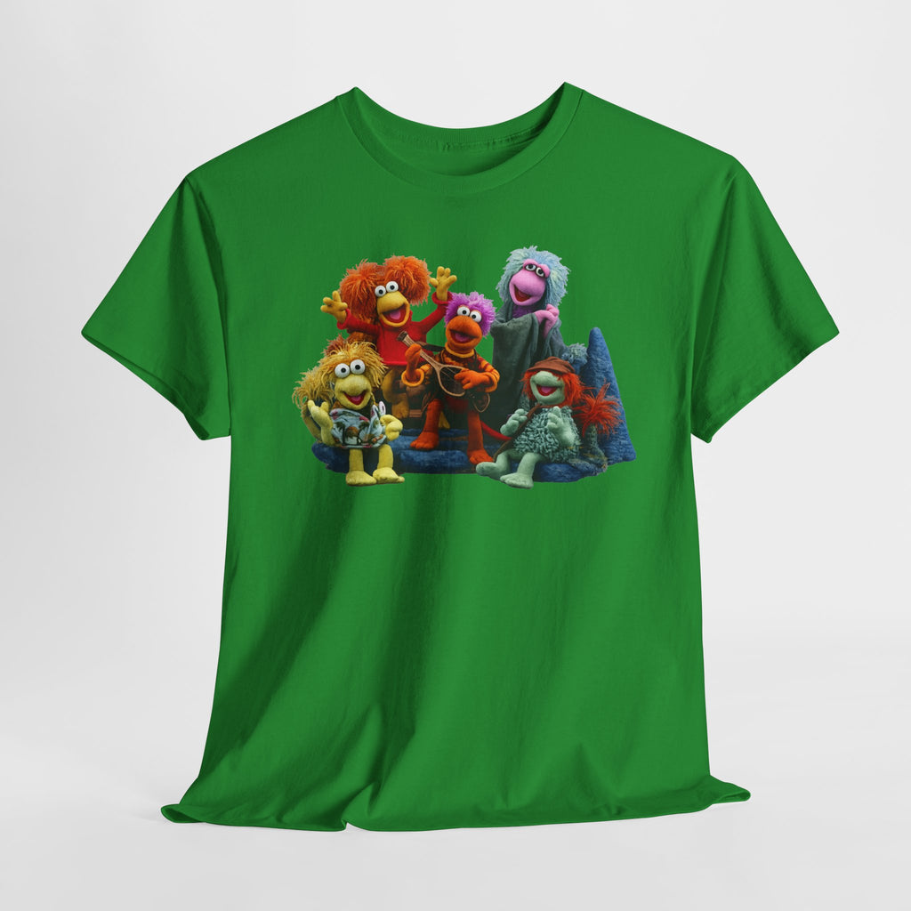 Fraggle Rock Muppet Crew Graphic Tee — Vintage Puppet Group T-Shirt