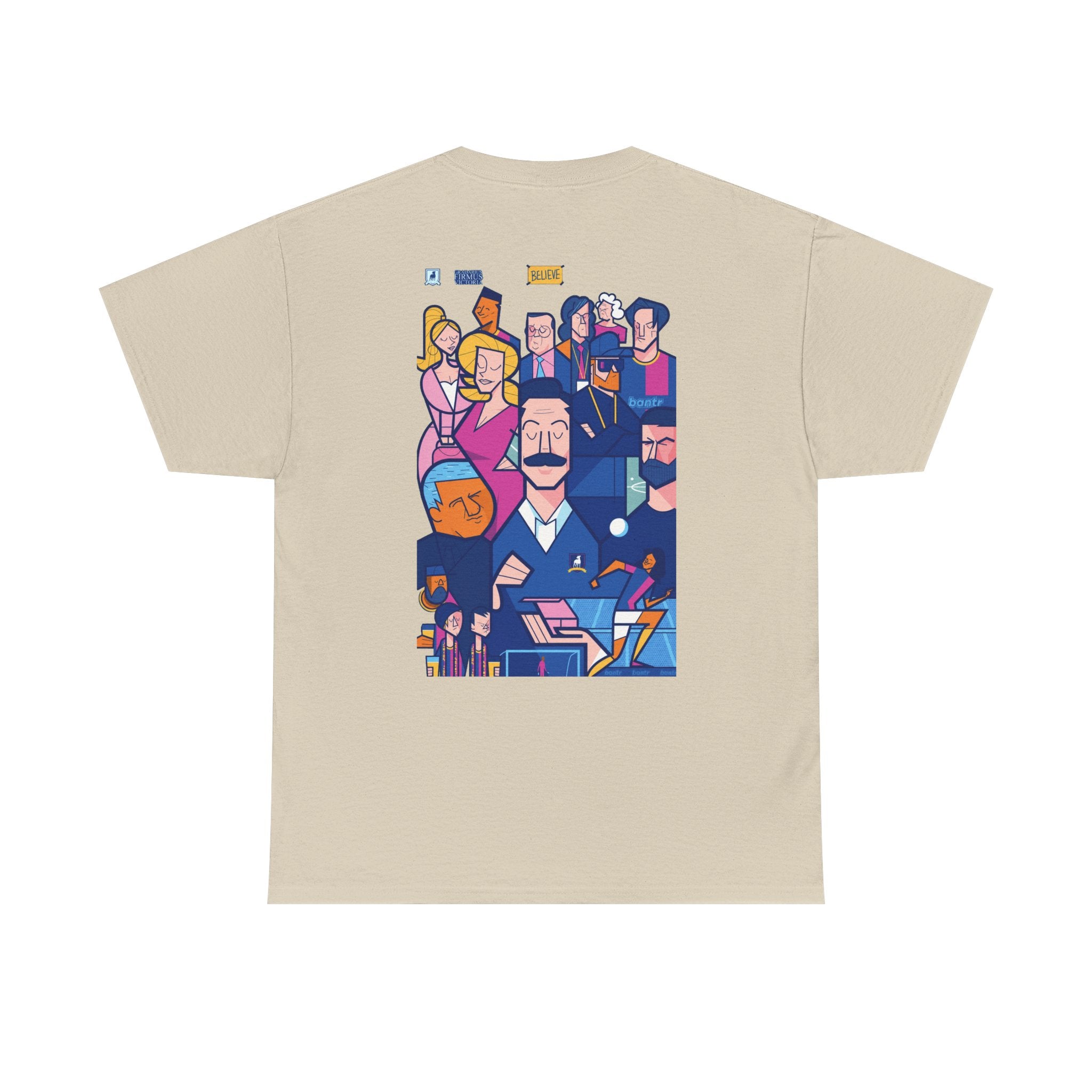 Ted Lasso Inspired Graphic Tee — Retro Team Illustration