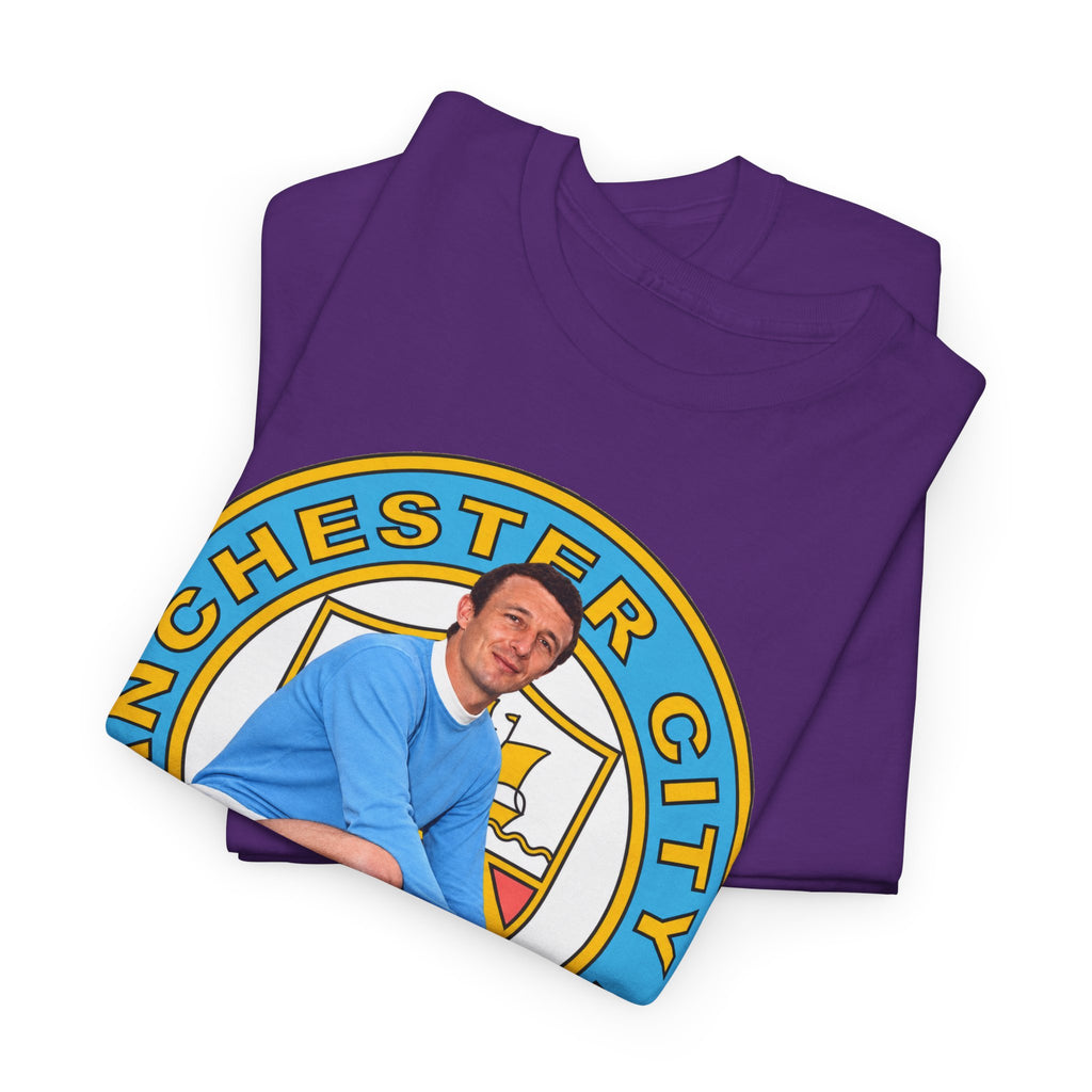Mike Summerbee Manchester City Legend Retro Player Soccer T-Shirt