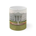 White House Landmark Photo Ceramic Mug — White House Front View, 11oz & 15oz