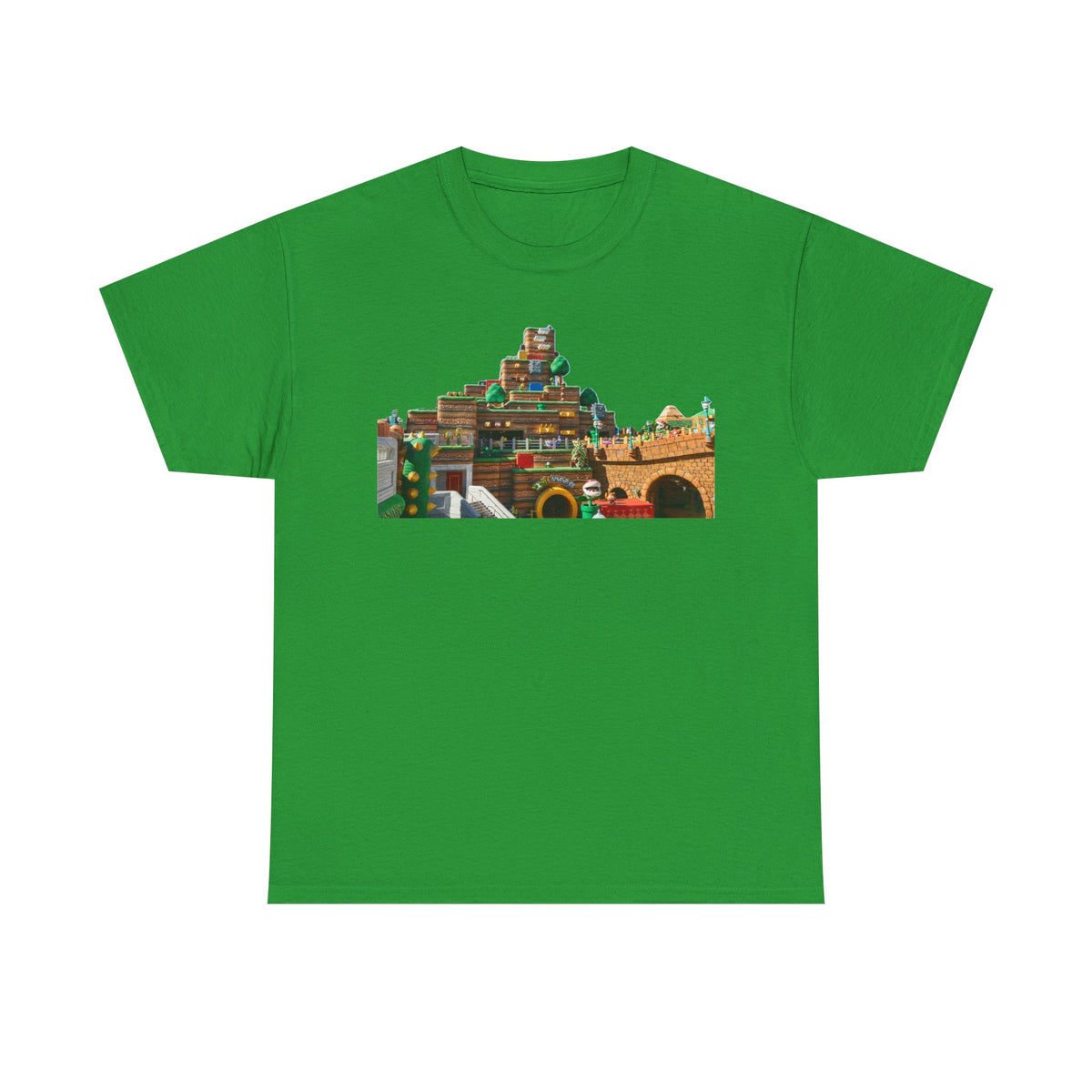 Epic Universe T-Shirt — Colorful Vintage Train Station Illustration Tee