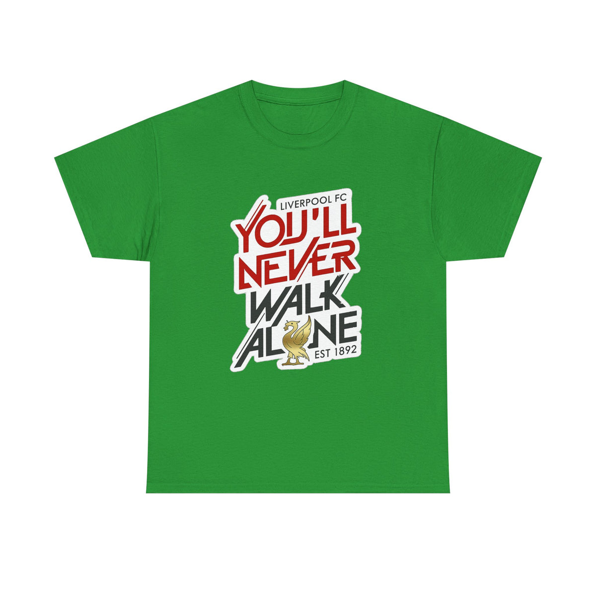 Liverpool You'll Never Walk Alone Cotton T-Shirt — Liverpool FC Fan Tee