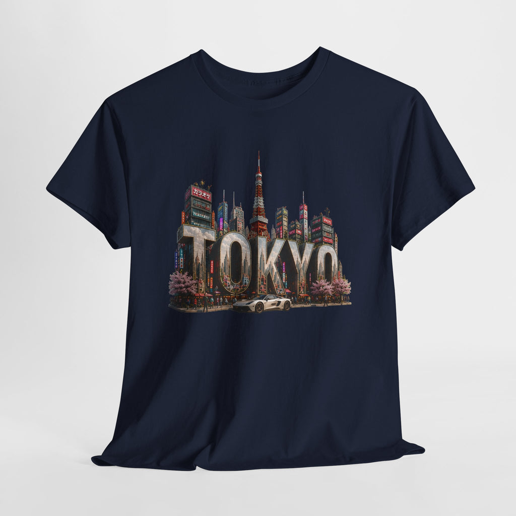 Tokyo Skyline T-Shirt — Vintage Cityscape Graphic Tee