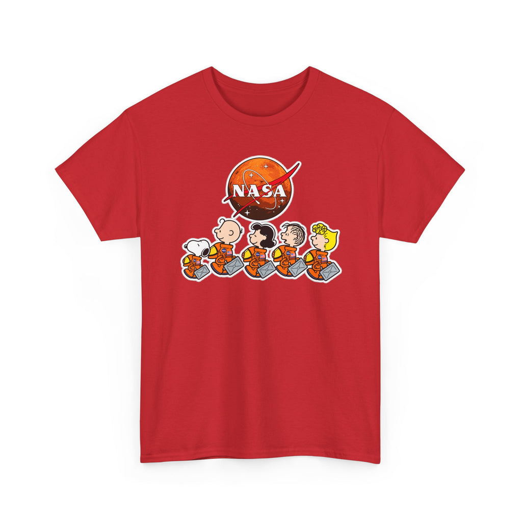 NASA Peanuts Cartoon T‑Shirt — Retro Space Snoopy & Crew Graphic Tee