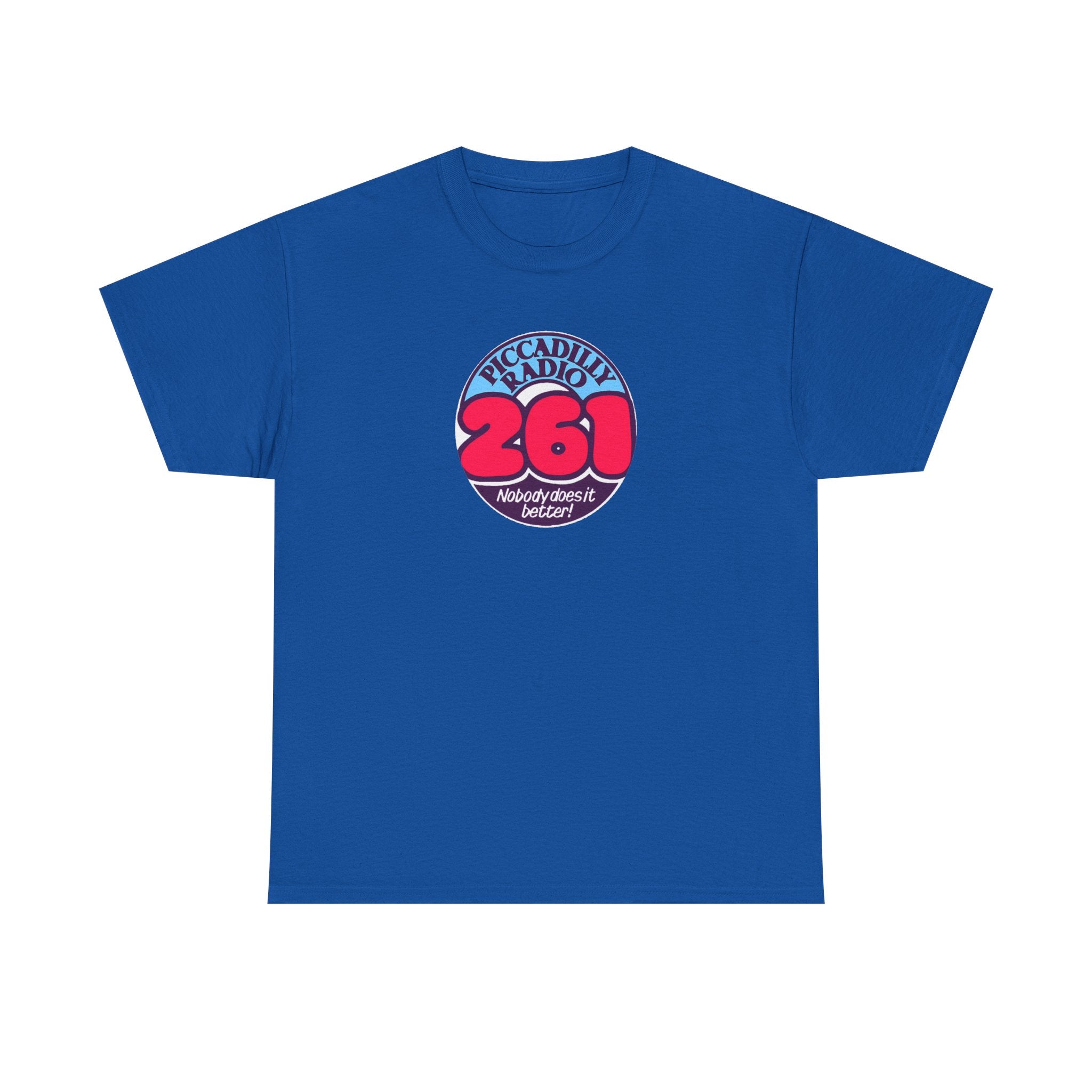 Piccadilly Radio '261' Logo T‑Shirt — Vintage Unofficial Radio Station Graphic Tee