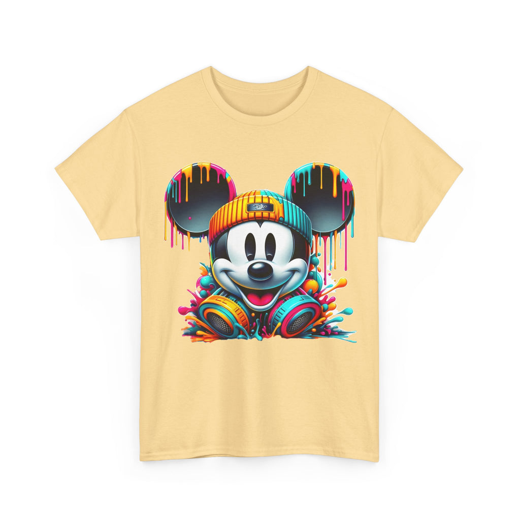 Mickey Graphic Tee — Colorful Street Art Mouse Character T-Shirt