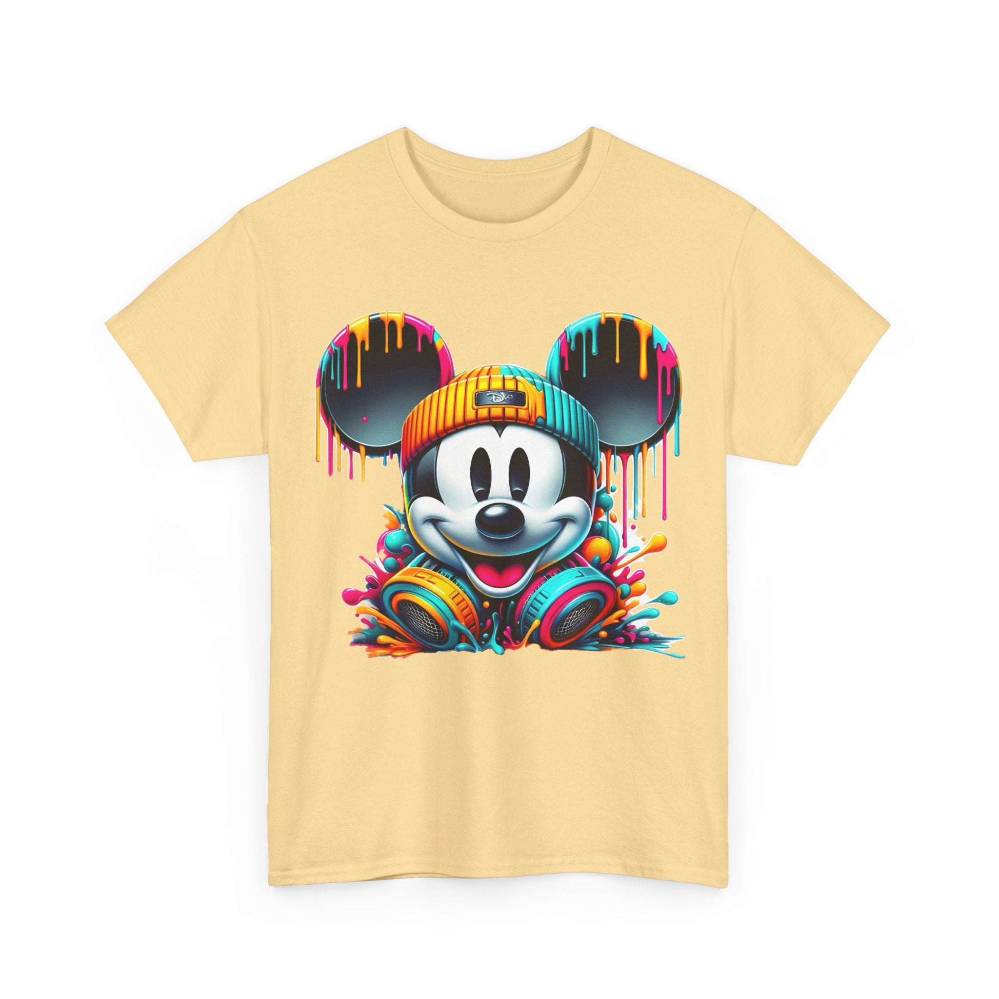 Mickey Graphic Tee — Colorful Street Art Mouse Character T-Shirt