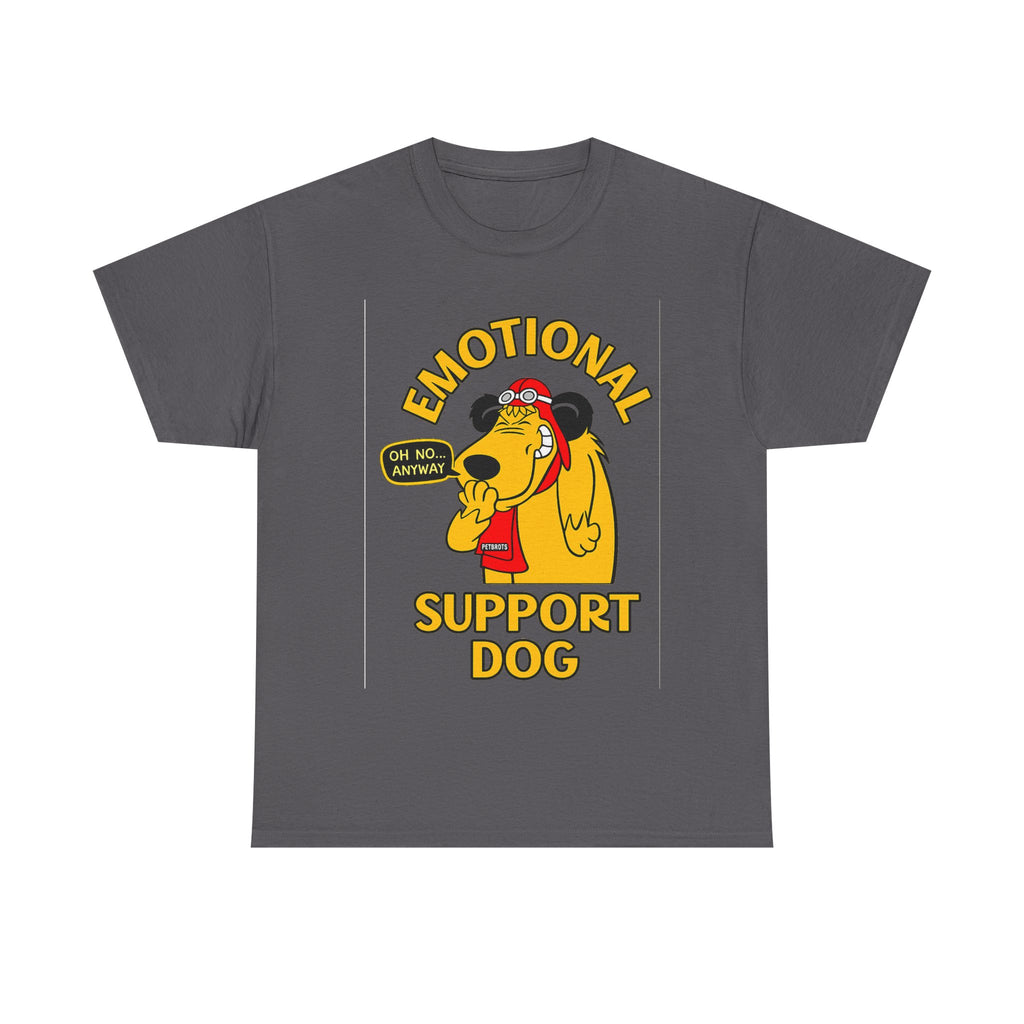 Emotional Support Dog T-Shirt — Cute Cartoon Comfort Pup Tee
