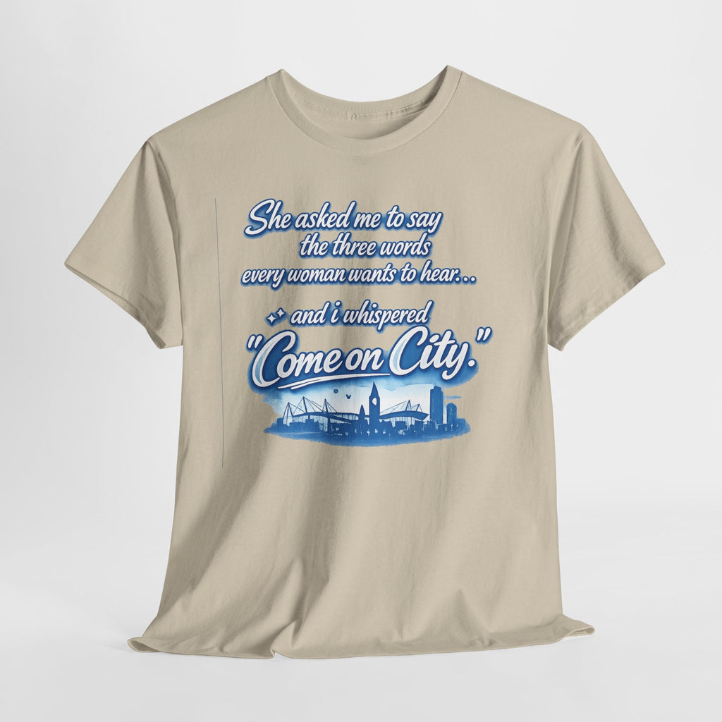 Come on City Skyline Tee — Retro Script Urban Pride T‑Shirt