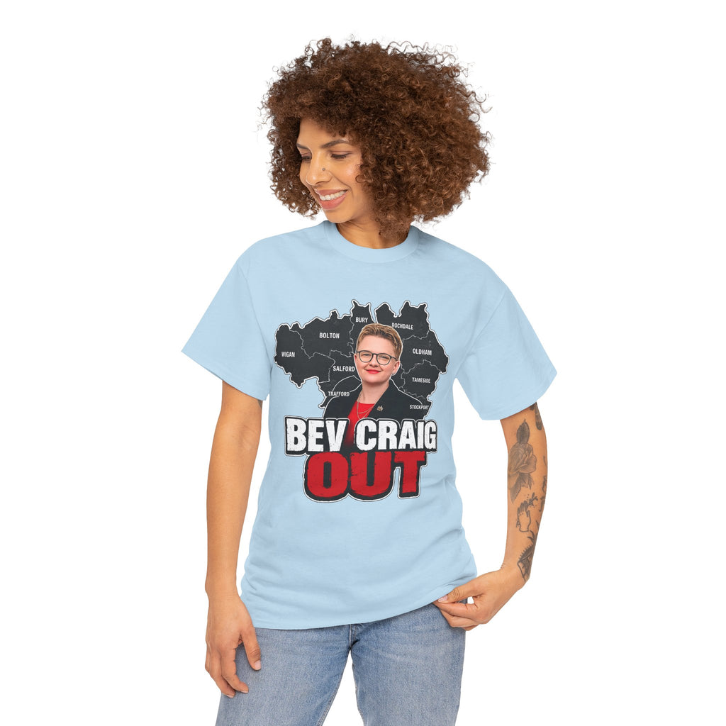 Bev Craig Out Greater Manchester Mayor Tee / T-Shirt