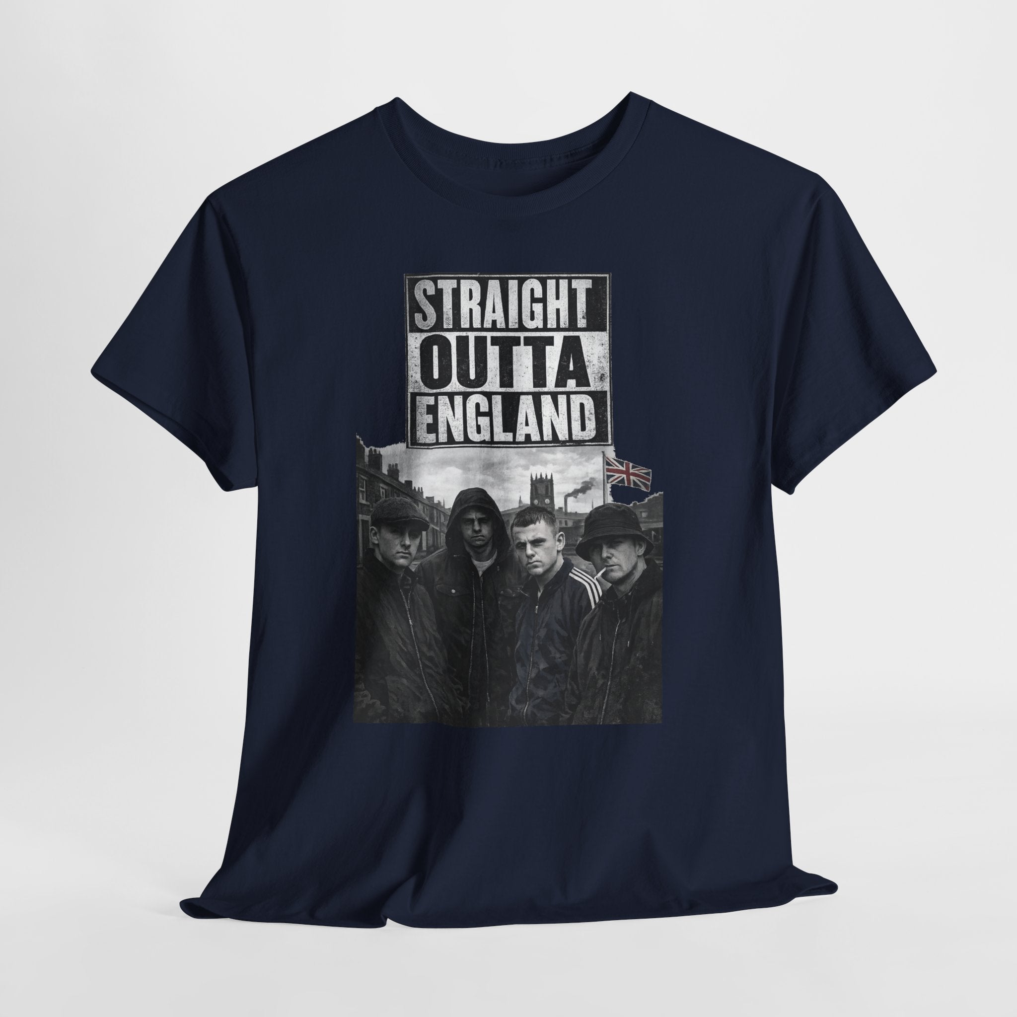 Straight Outta England T-Shirt — Retro Band Photo Tee