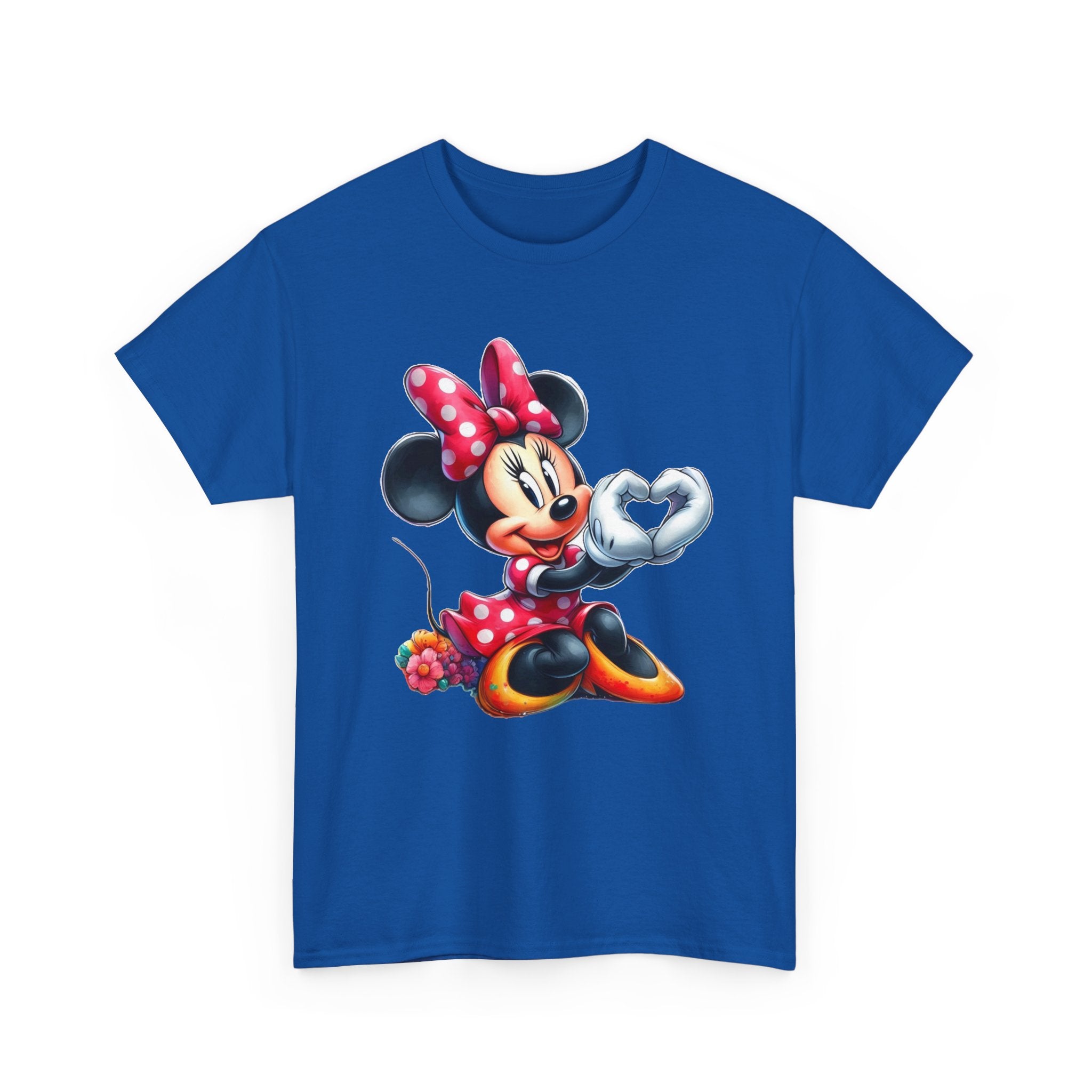Minnie Mouse Character Heart Graphic Tee