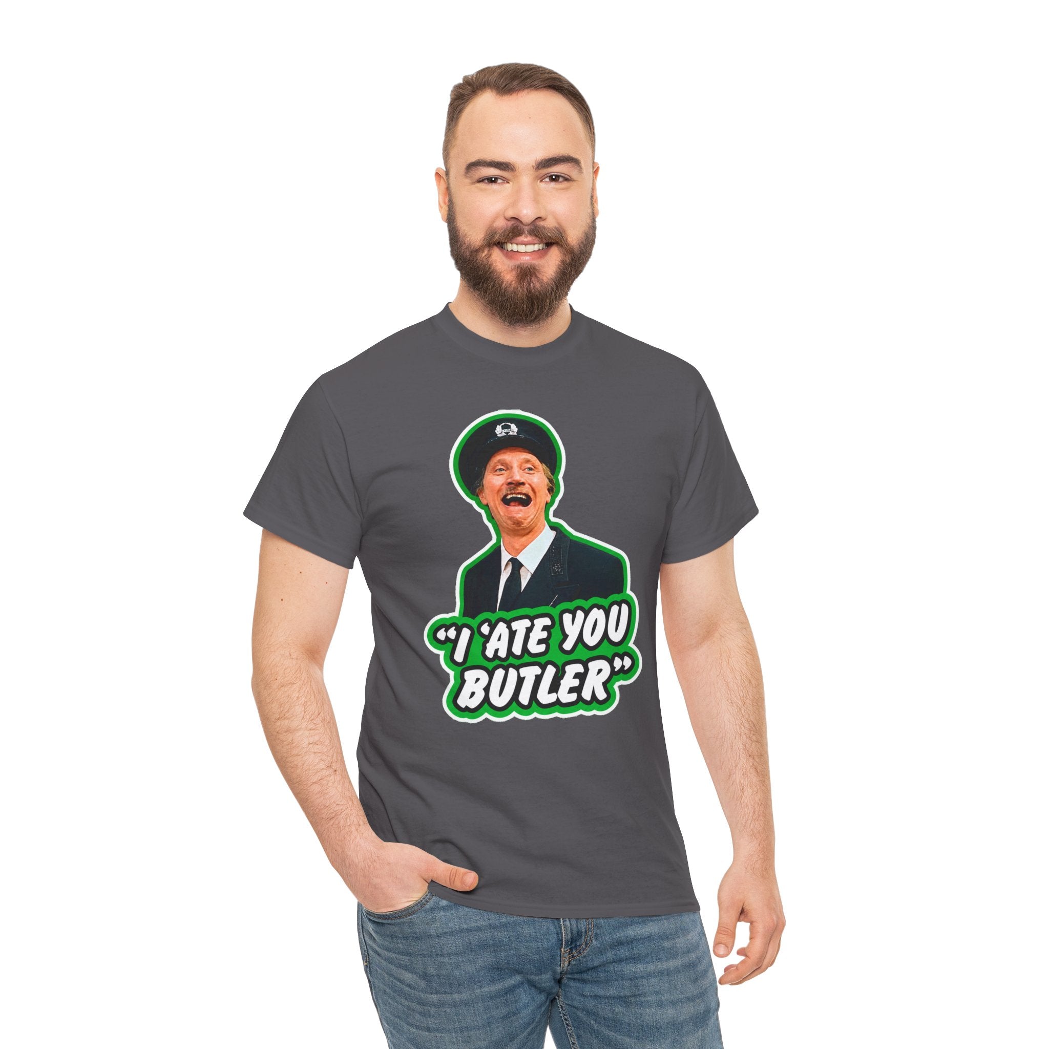 I Ate You Butler T-Shirt — Funny Retro Butler Graphic Tee