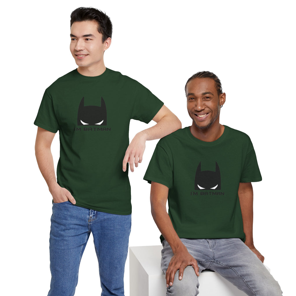 I'm Batman Graphic Tee — Funny Superhero Mask T-Shirt