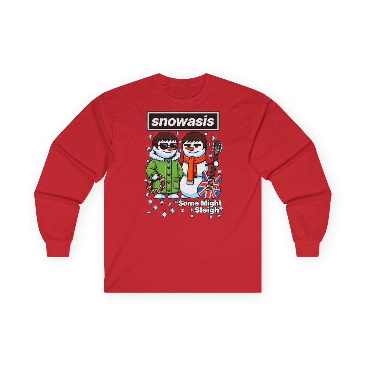 Snowasis Snowman Long Sleeve Tee — 'Some Nights, Some Slights' Holiday Shirt #Oasis Inspired