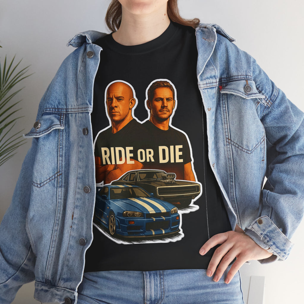 Ride or Die Street Racing Graphic Cotton Tee