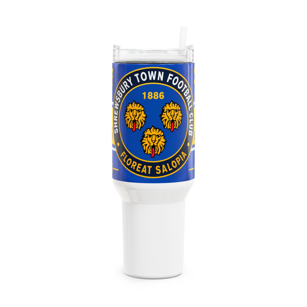 Shrewsbury Town Football Club 40oz Tumbler – ‘The Shrews’ Crest Travel Mug
