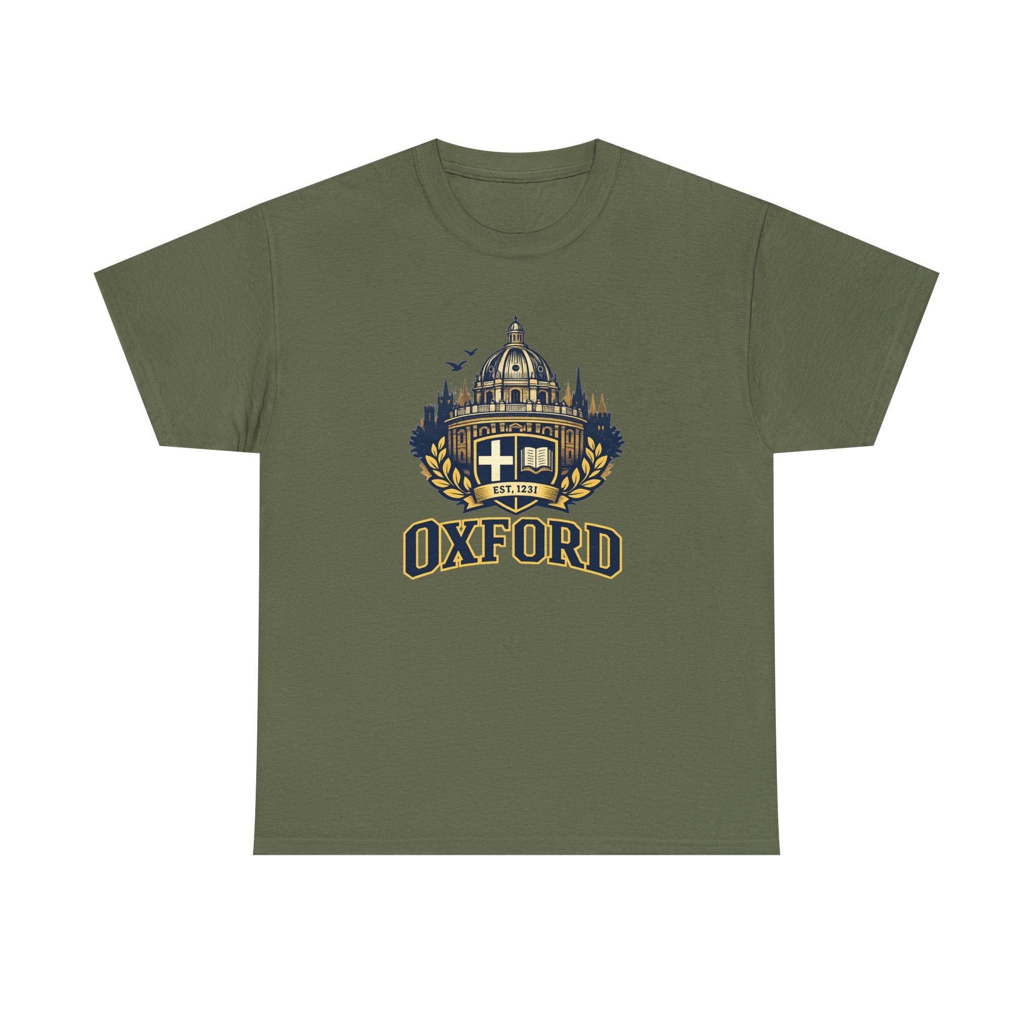 Oxford Crest T-Shirt — Vintage University Graphic Tee