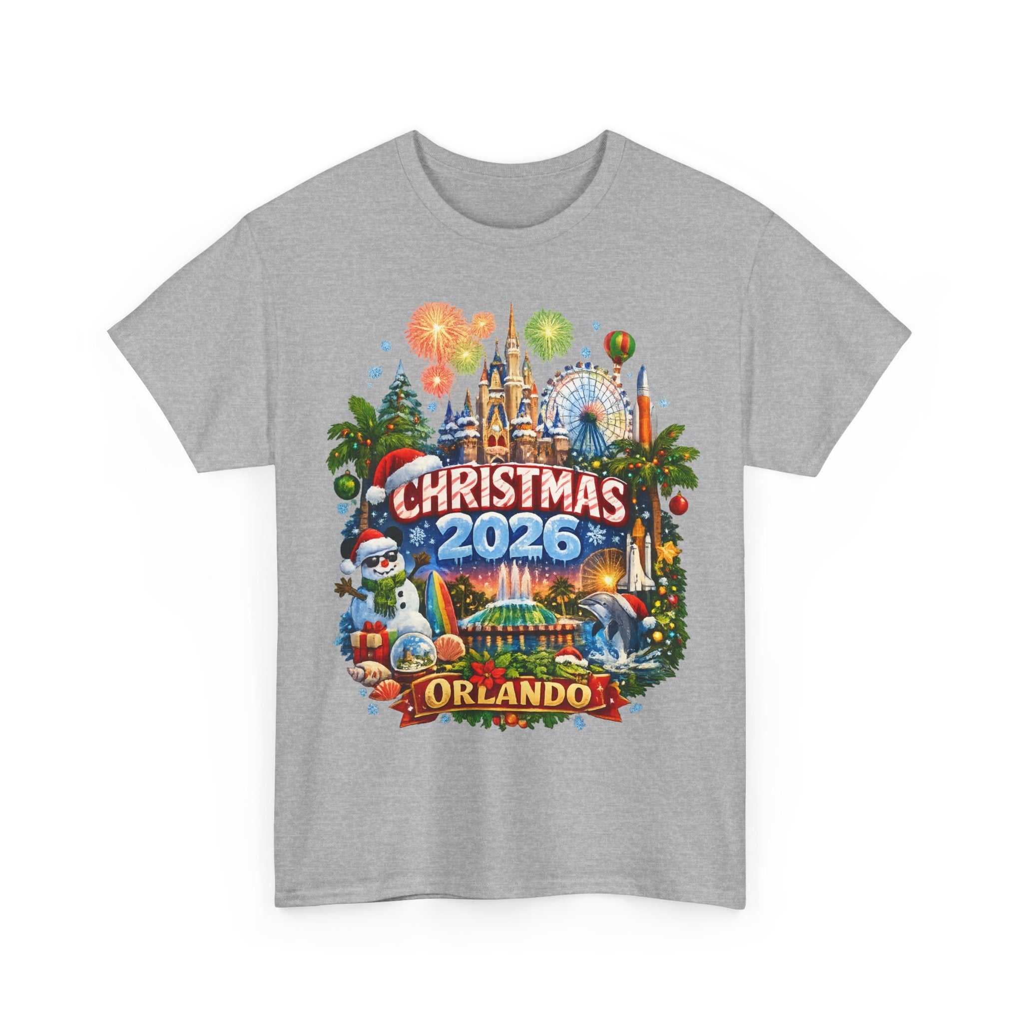 Christmas 2026 Orlando T-Shirt — Holiday Theme Park Souvenir Tee