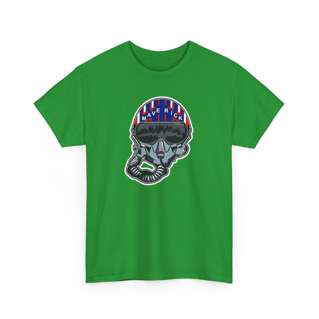 Skull Pilgrim Tee — Retro Striped 'Maverick' Helmet Graphic Shirt