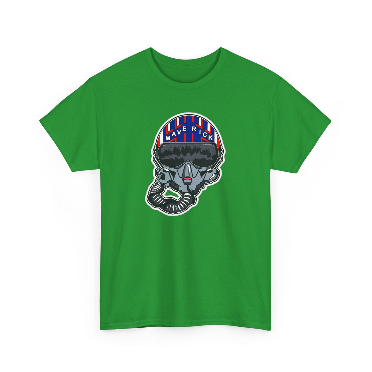 Skull Pilgrim Tee — Retro Striped 'Maverick' Helmet Graphic Shirt