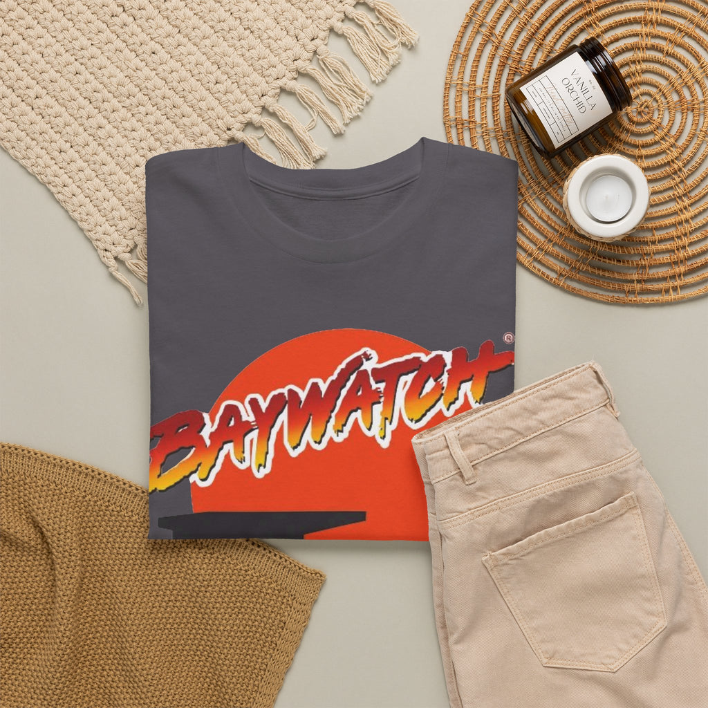 Baywatch Lifeguard Sunset Cotton T-Shirt