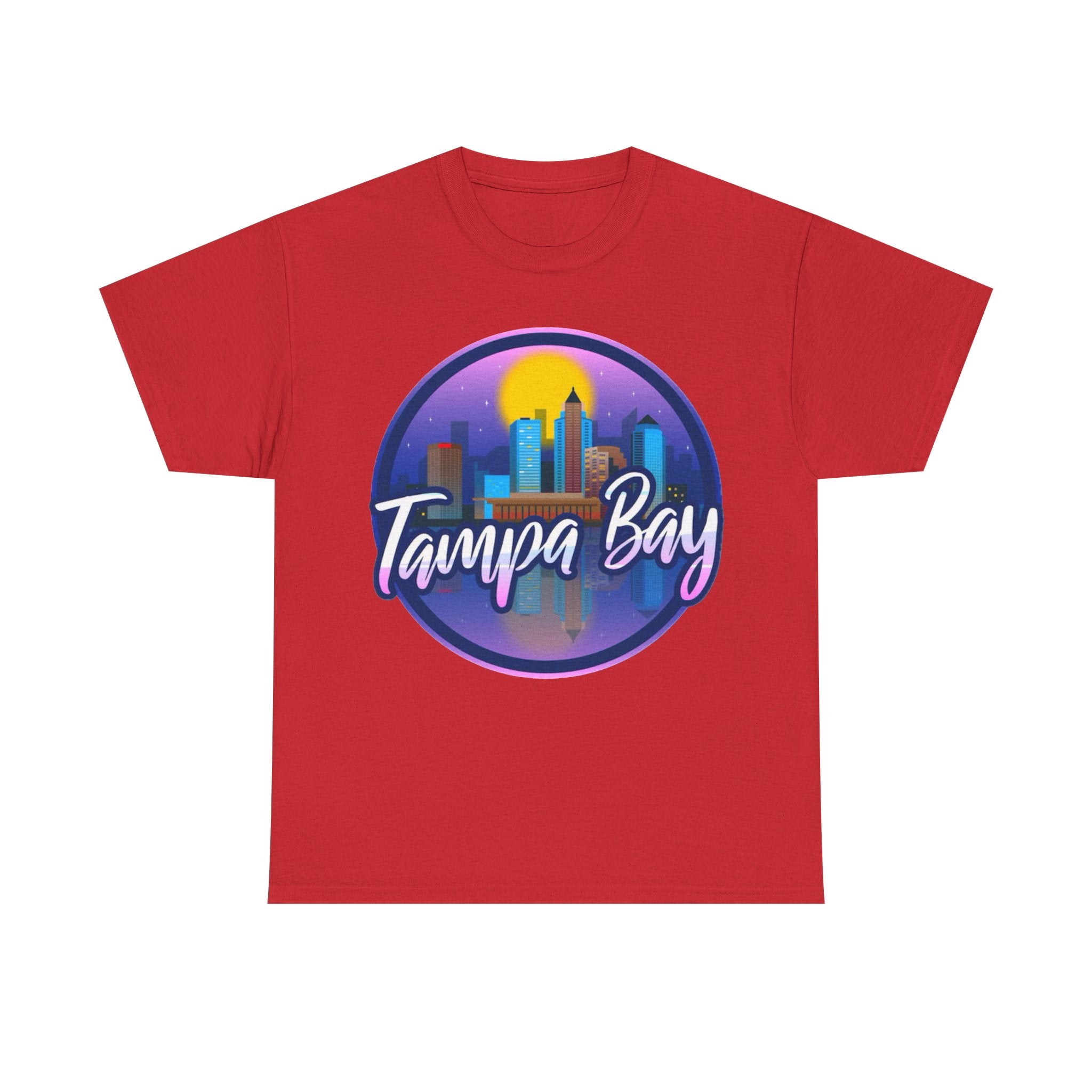 Tampa Bay Skyline T-Shirt — Retro Sunset Cityscape Tee