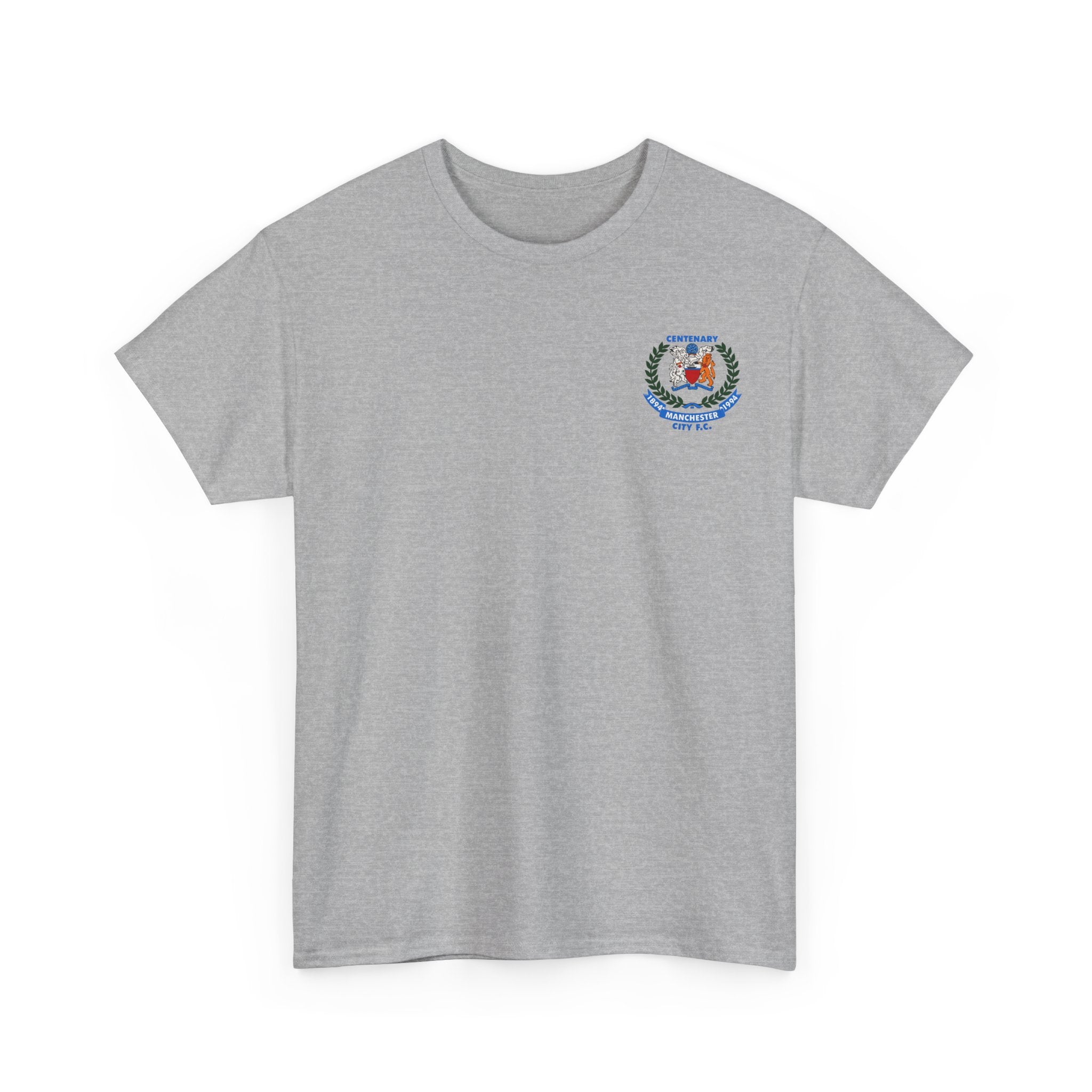 Centenary Manchester City FC Crest Tee — 1894–1994 Commemorative Shirt
