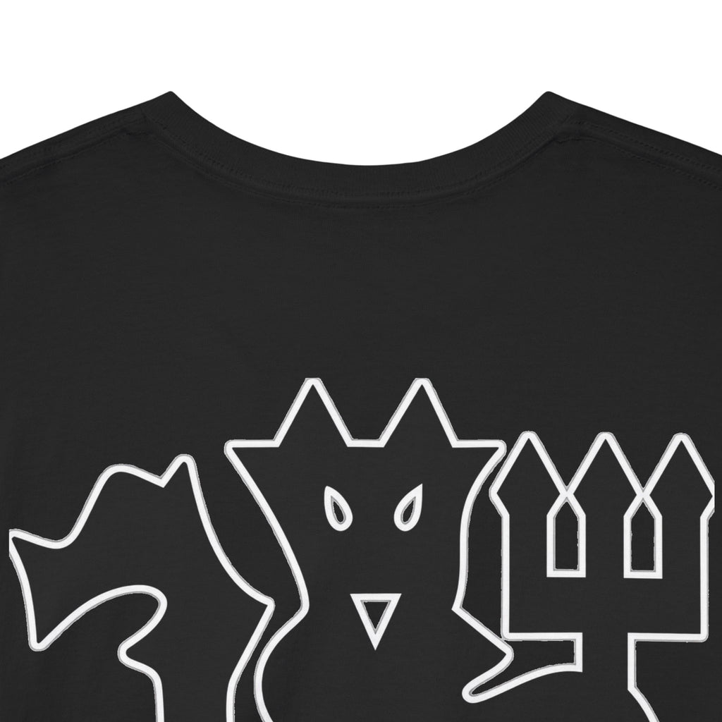 Manchester United Devil Cotton T-Shirt – Retro Trident Football Crest Tee