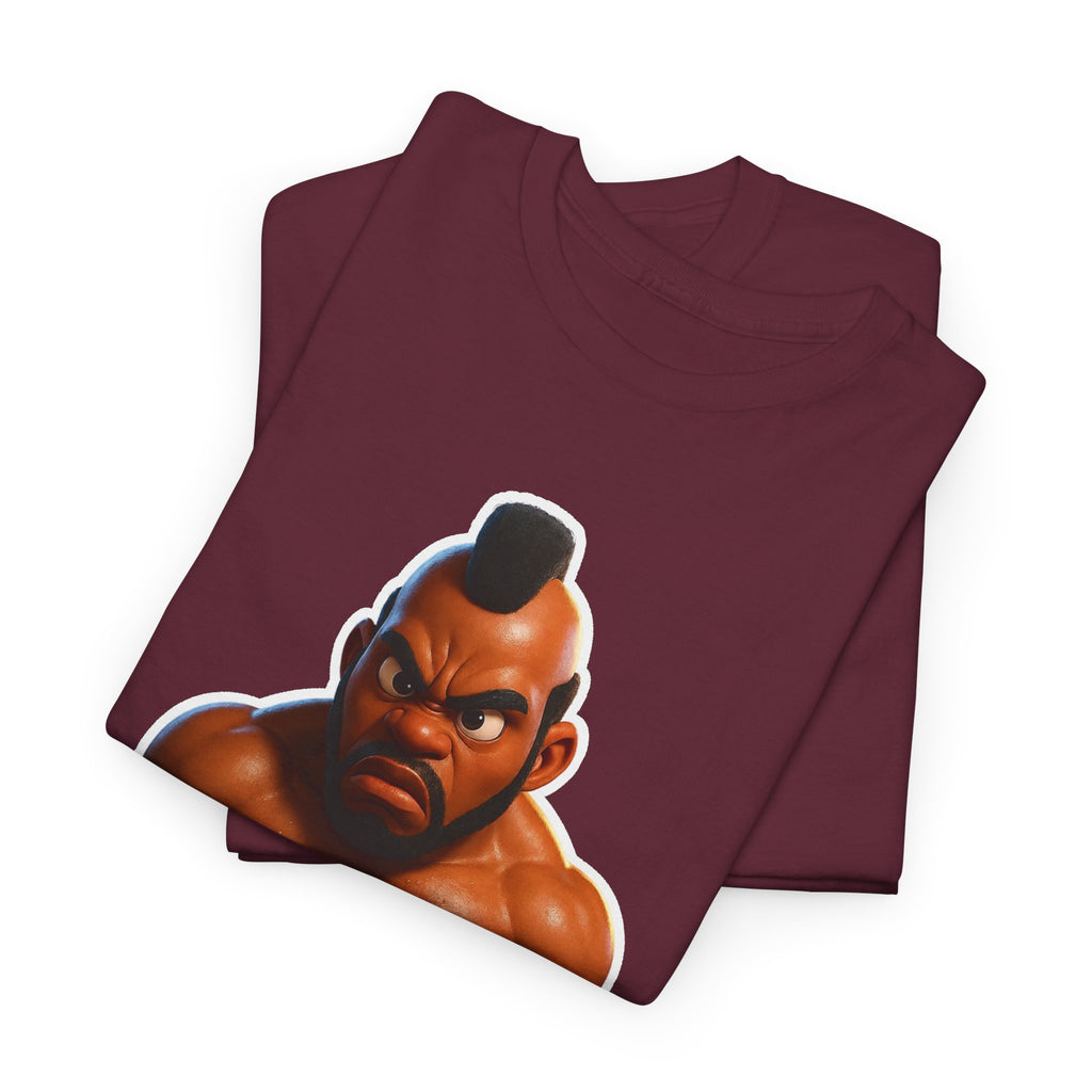 MR T Clubber Lang Boxer Character Tee — Tough Guy Cartoon Boxing T-Shirt