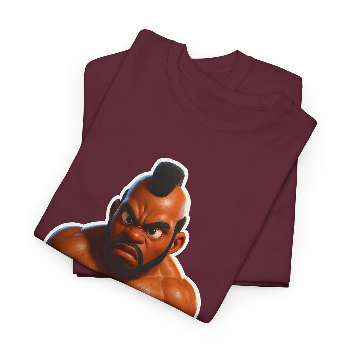 MR T Clubber Lang Boxer Character Tee — Tough Guy Cartoon Boxing T-Shirt