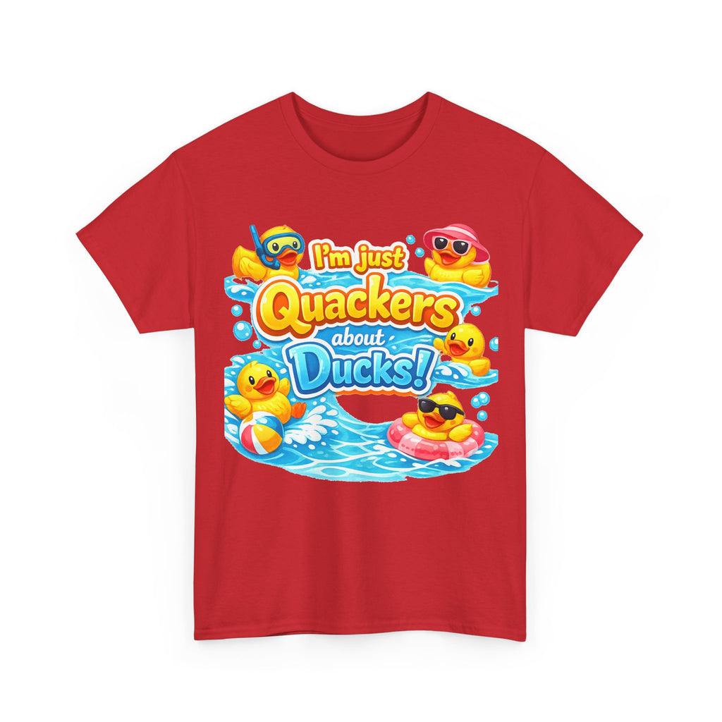 I'm Just Quackers About Ducks! Cute Rubber Duck Pool Tee