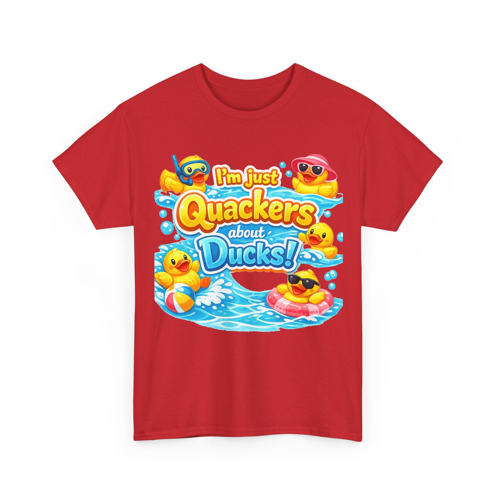 I'm Just Quackers About Ducks! Cute Rubber Duck Pool Tee
