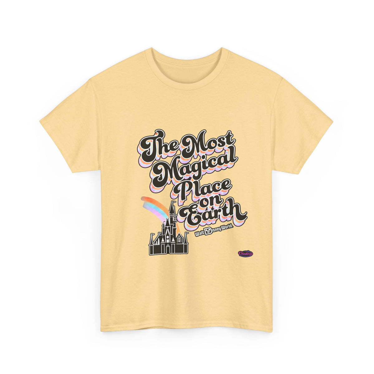 Most magical place in earth Disney inspired Unisex Heavy Cotton Tee