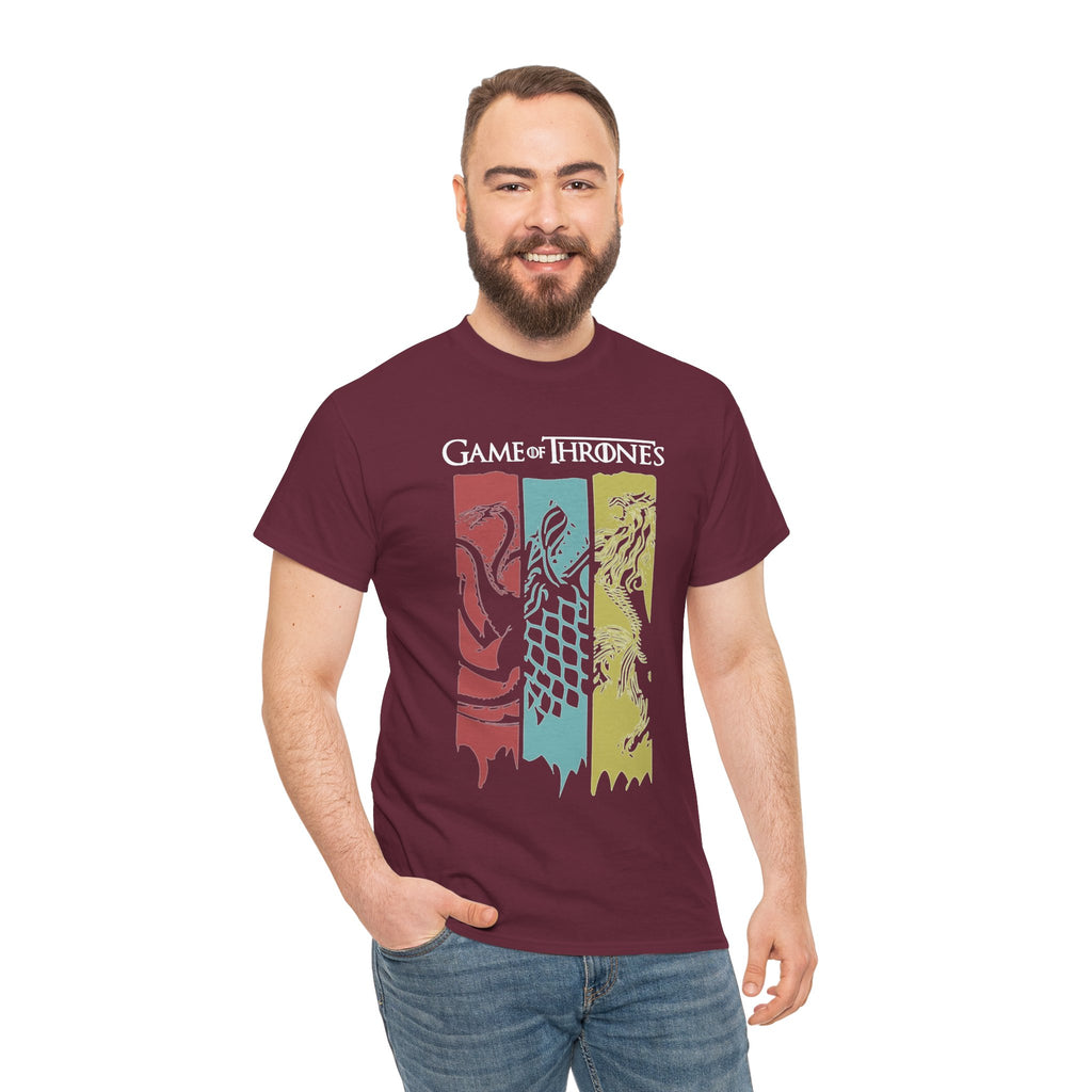 Game of Thrones House Sigils T-Shirt — Stark Lannister Tully Banner Tee