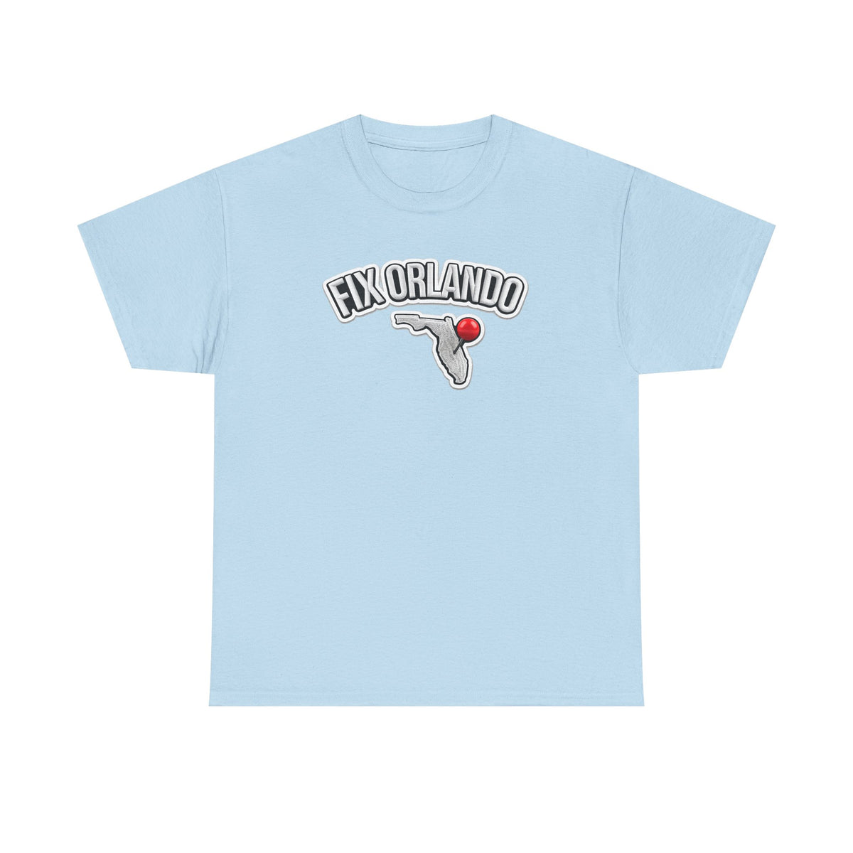 Fix Orlando T-Shirt — Florida Map with Bowling Pin Local Pride Tee