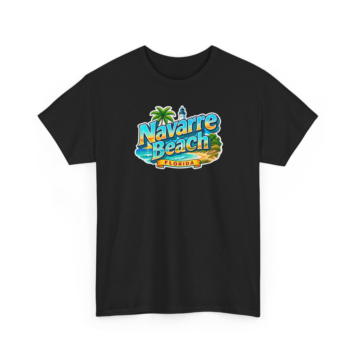 Navarre Beach Florida T-Shirt – Retro Tropical Vacation Tee
