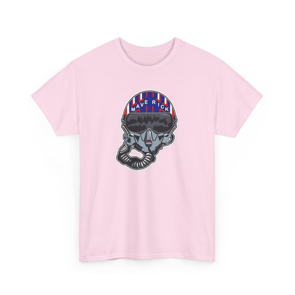 Skull Pilgrim Tee — Retro Striped 'Maverick' Helmet Graphic Shirt